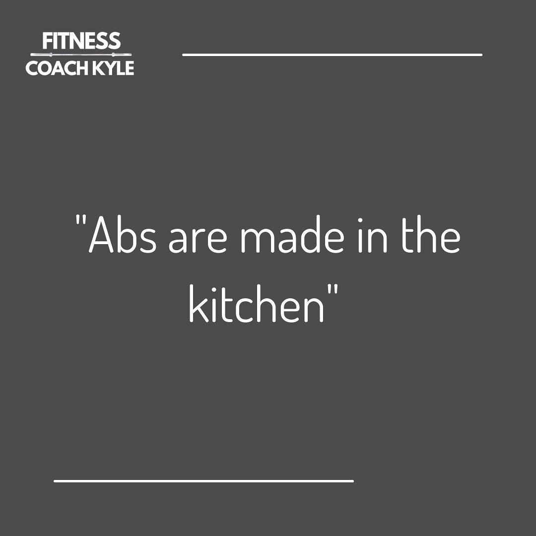 “Abs are made in the kitchen”